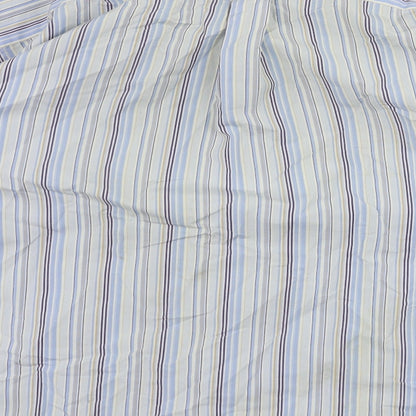 Southern Comfort  Mens Grey Striped   Button-Up Size 15.5