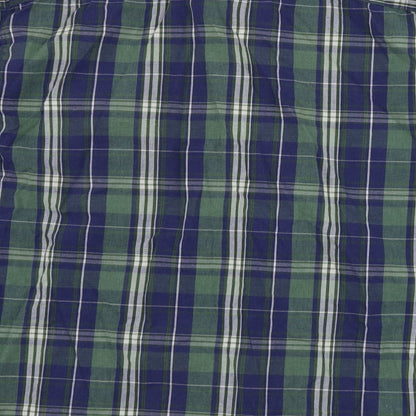 Mens UK Size M Easy Green  Button-Up Long Sleeve Casual Shirt