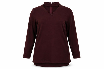 Womens UK Size 16 AX Paris Red Pullover Jumper