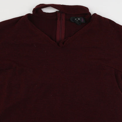 AX Paris  Womens Red   Pullover Jumper Size 16