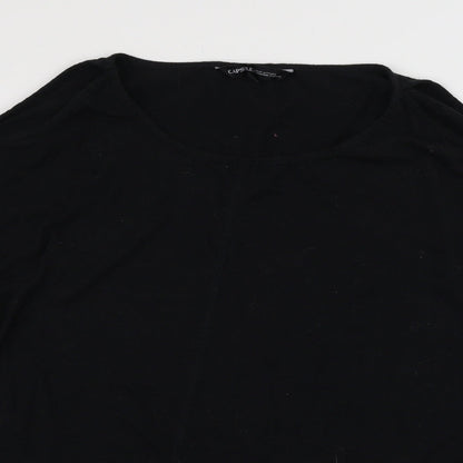 CAPSULE   Womens Black   Basic T-Shirt Size 12