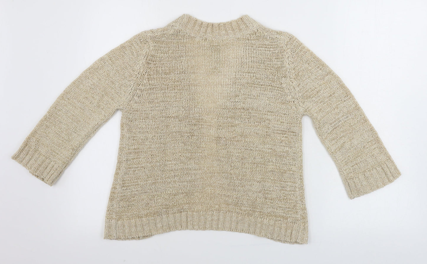 Womens UK Size 10 EVIE Beige Cardigan Jumper