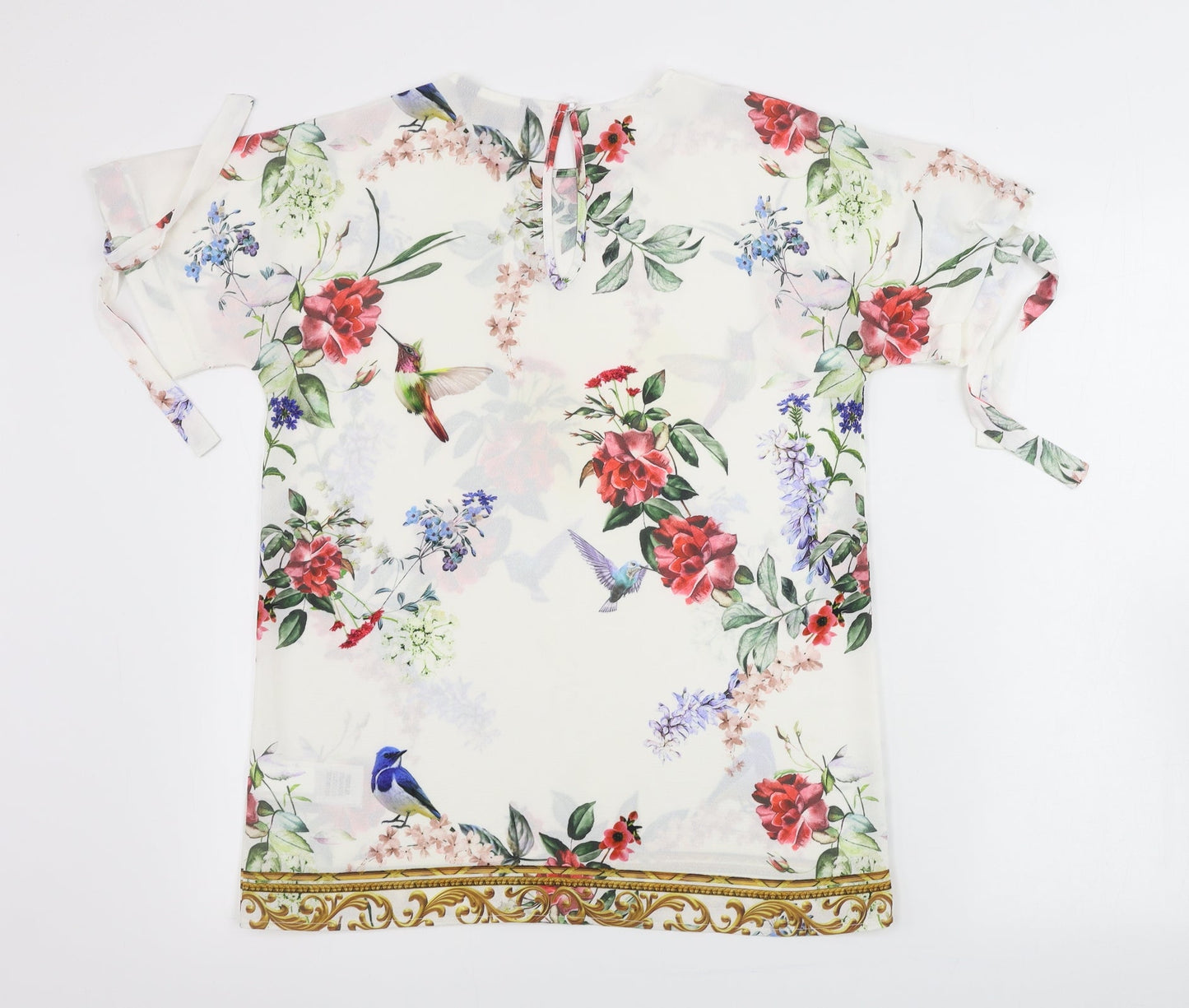 Womens UK Size 6 Lipsy White Basic Blouse