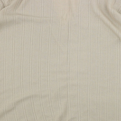 Womens UK Size 16 Marks and Spencer Beige Cardigan Jumper