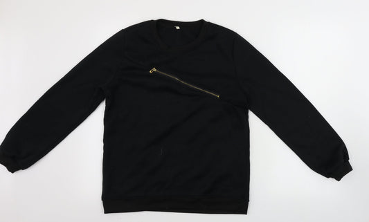 Womens UK Size XL Preworn Black Pullover Jumper
