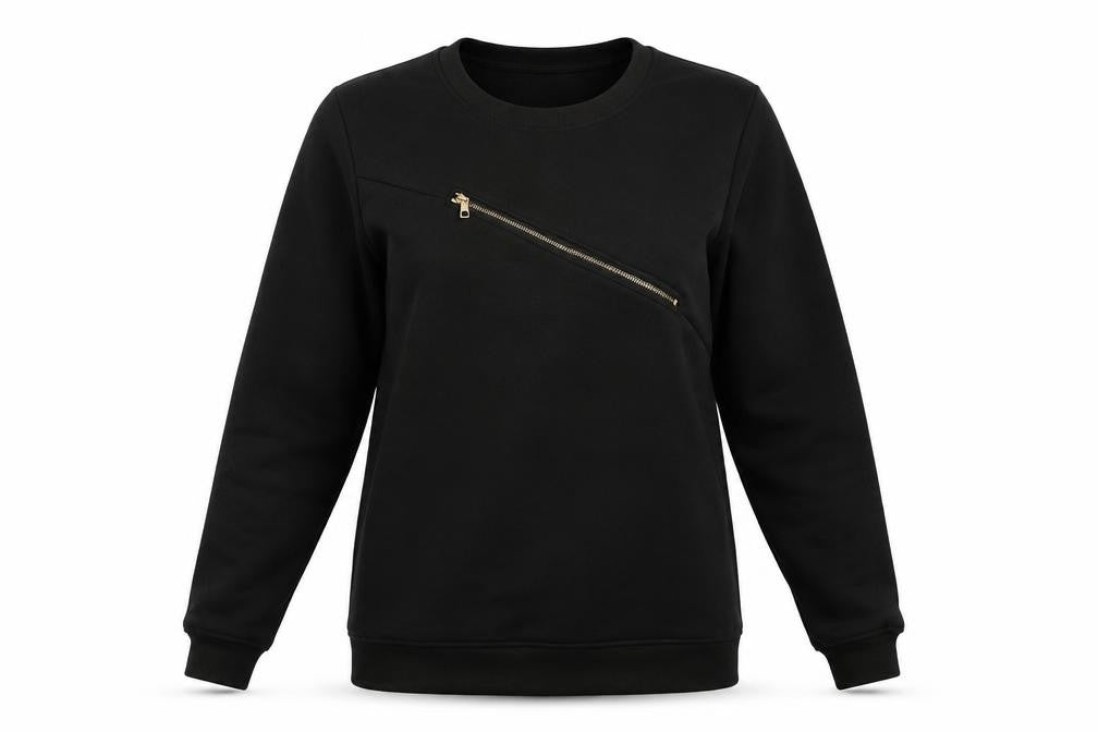 Womens UK Size XL Preworn Black Pullover Jumper
