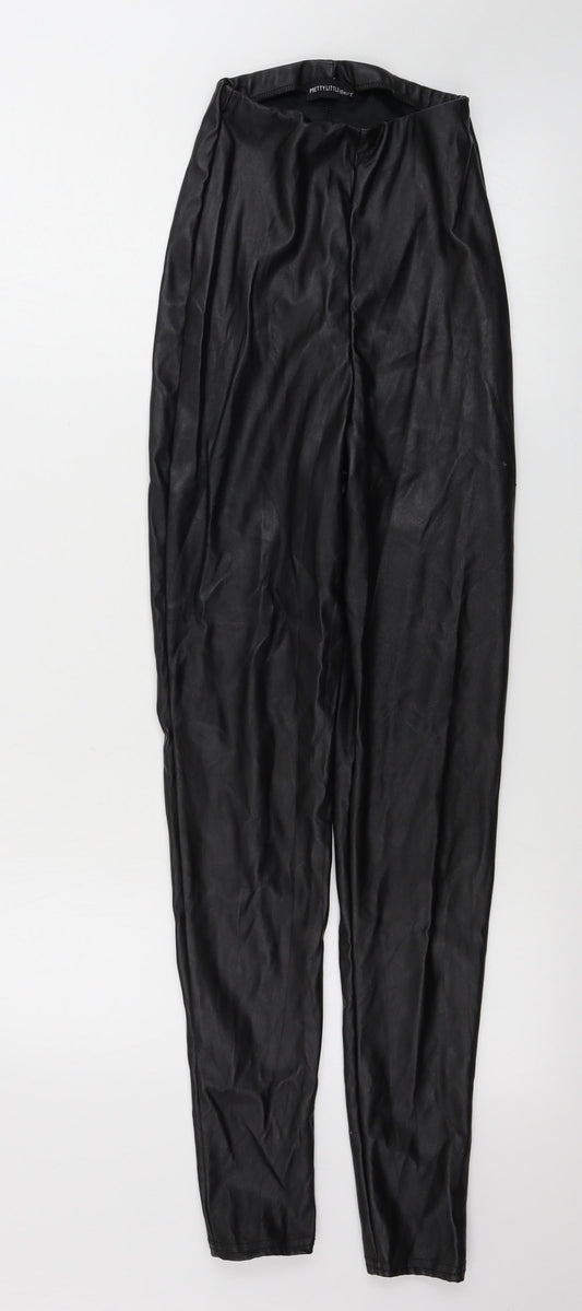 Womens UK Size 6 PRETTYLITTLETHING  Jegging Black Leggings