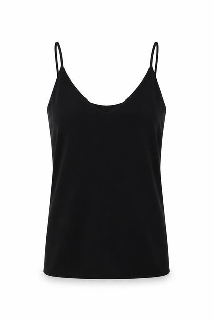 Womens UK Size 6 Topshop Black Basic Tank