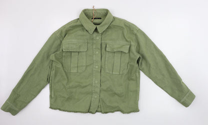 F&F  Womens Green   Jacket Coat Size 8