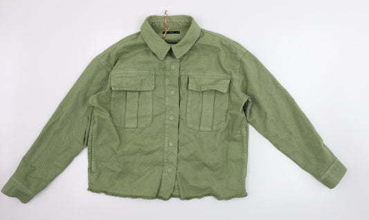 F&F  Womens Green   Jacket Coat Size 8