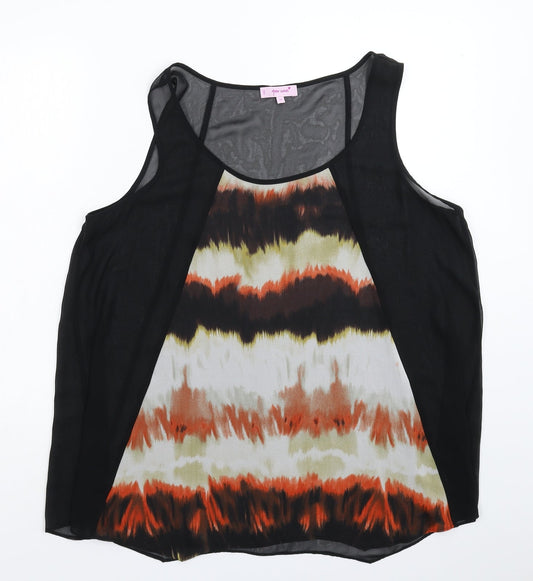 Per Una Womens Black   Basic Tank Size 14