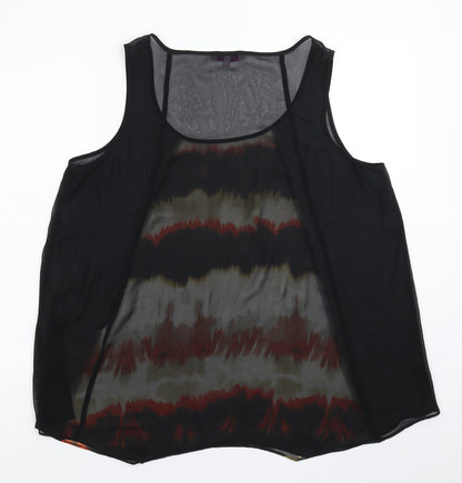 Womens UK Size 14 Per Una Black Basic Tank