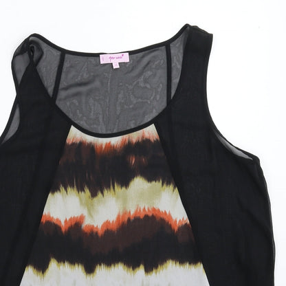 Womens UK Size 14 Per Una Black Basic Tank