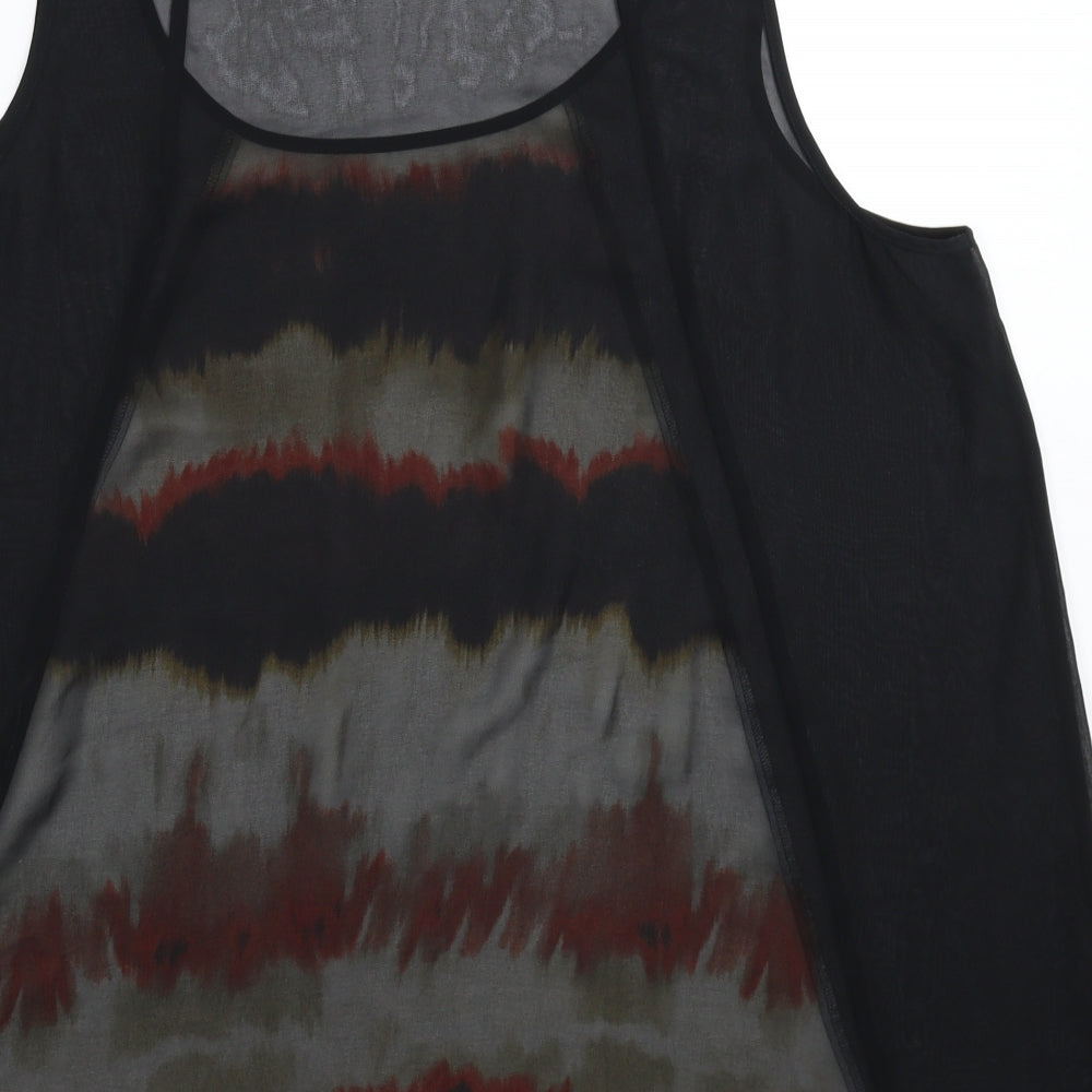 Womens UK Size 14 Per Una Black Basic Tank