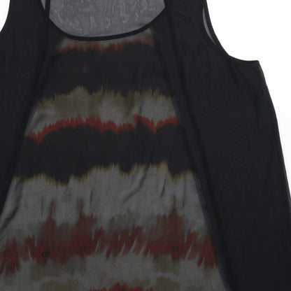 Womens UK Size 14 Per Una Black Basic Tank