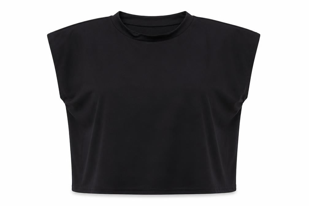 Womens UK Size M Misspap Black Basic Tank