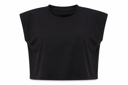 Womens UK Size M Misspap Black Basic Tank