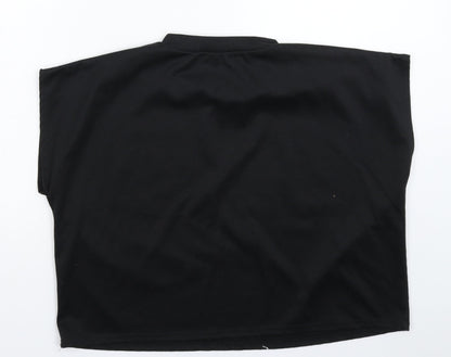 Womens UK Size M Misspap Black Basic Tank