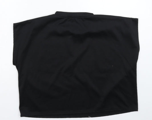 Womens UK Size M Misspap Black Basic Tank