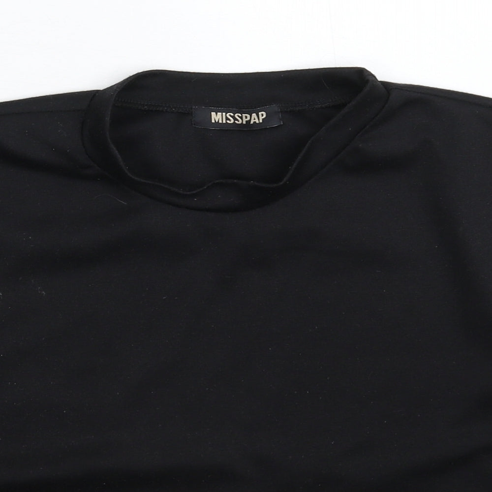 Womens UK Size M Misspap Black Basic Tank
