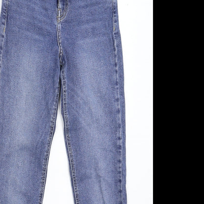 Topshop Womens Blue  Denim Skinny Jeans Size 25 in L26 in