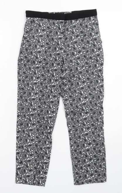 Womens UK Size 6 Topshop  Cropped Multicoloured Leggings