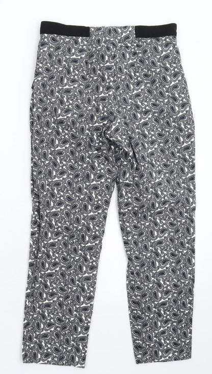 Womens UK Size 6 Topshop  Cropped Multicoloured Leggings