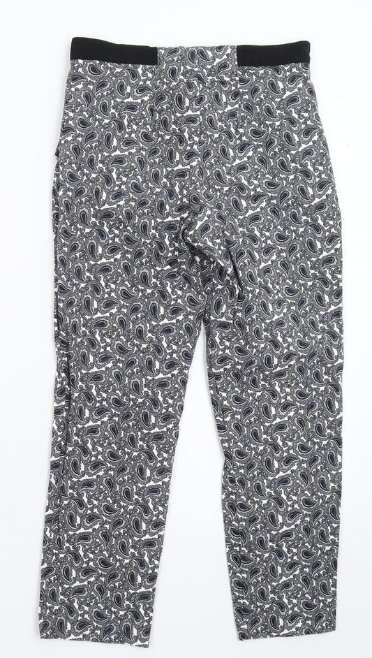 Womens UK Size 6 Topshop  Cropped Multicoloured Leggings