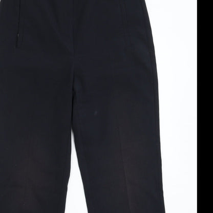 Womens UK Size 12 Marks and Spencer Regular Fit Dress Pants Blue Trousers