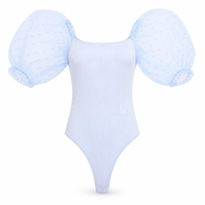 Womens UK Size 6 PRETTYLITTLETHING One-Piece Blue Bodysuit