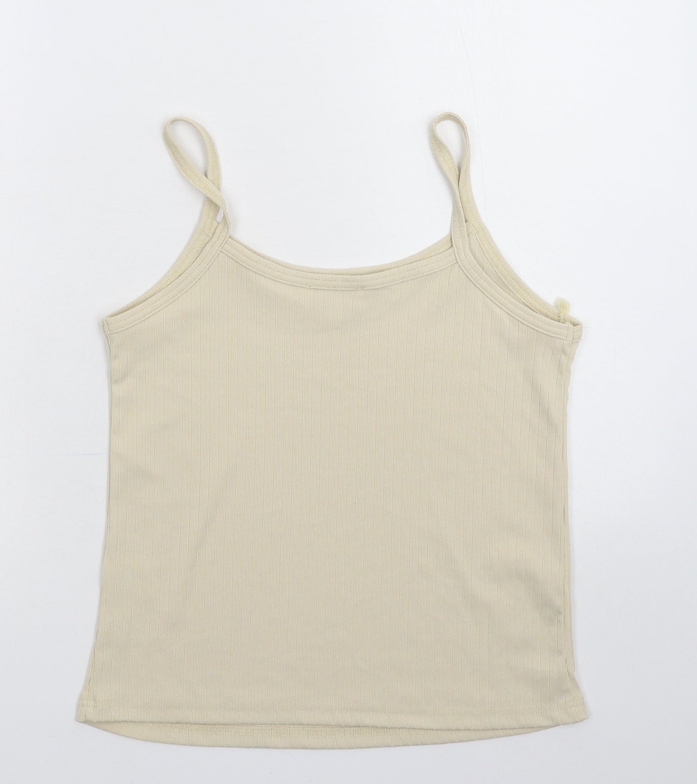 Womens UK Size S Grace & Mila Beige Basic Tank