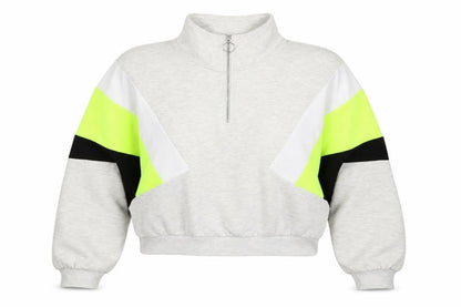 Front view of Divided women’s grey pullover hoodie, size S