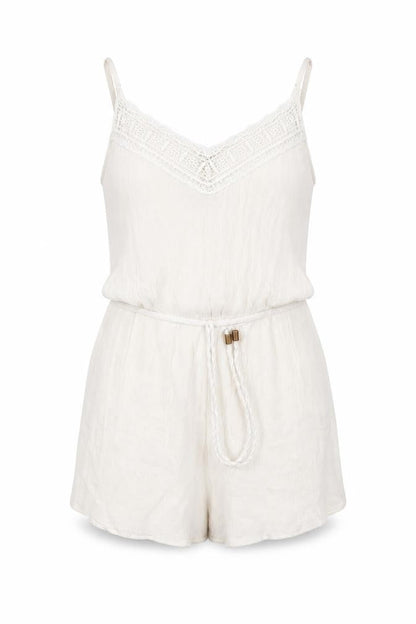 Womens UK Size 8 Atmosphere One-Piece White Jumpsuit