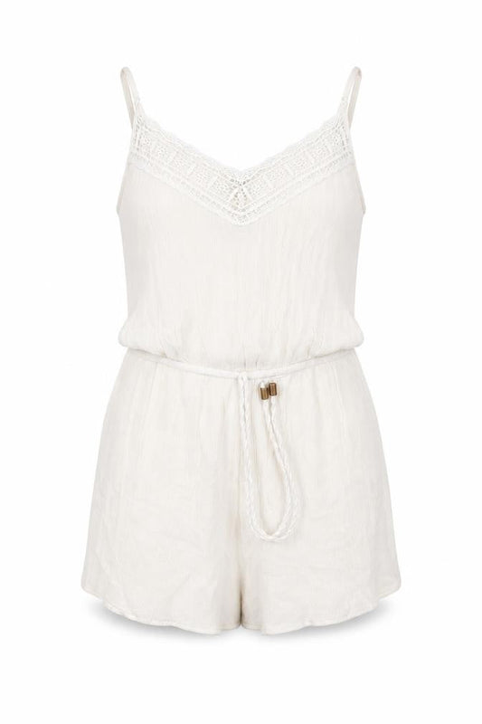 Womens UK Size 8 Atmosphere One-Piece White Jumpsuit