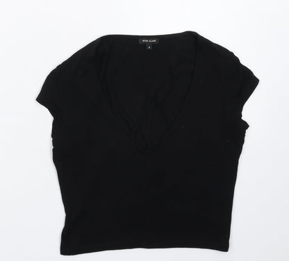 River Island Womens Black   Basic T-Shirt Size 8