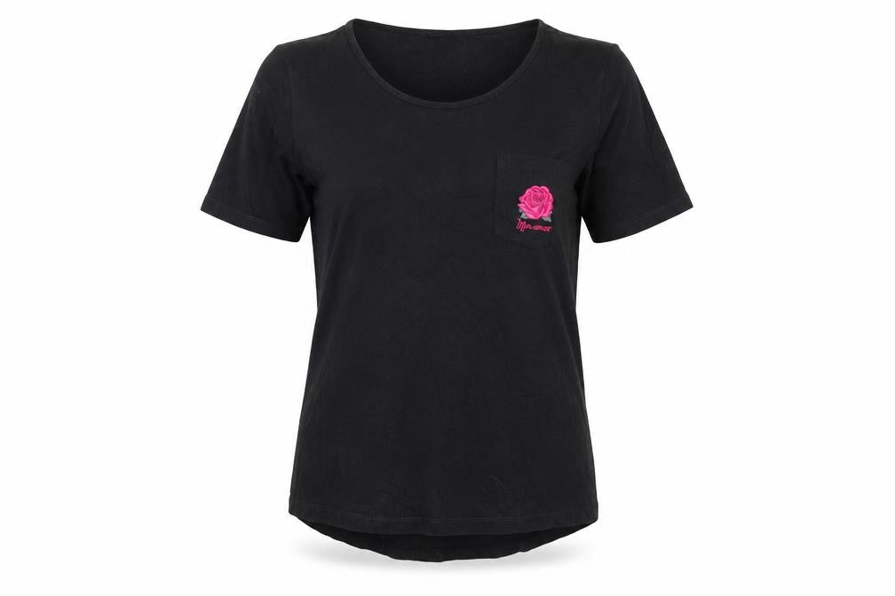 Womens UK Size S Preworn Black Basic T-Shirt