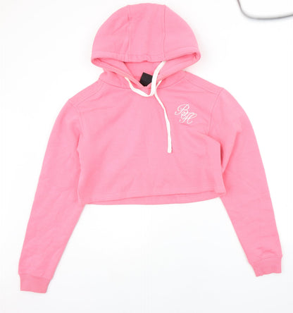 Additional front view of Beck & Hersey women’s pink jumper, size UK 10