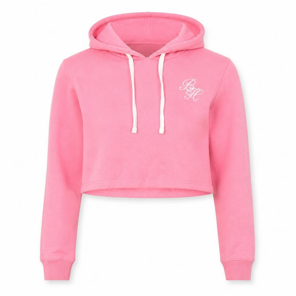 Front view of Beck & Hersey women’s pink jumper, size UK 10