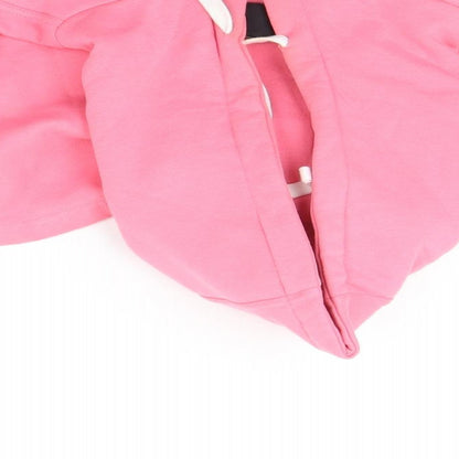 Brand and care label for Beck & Hersey women’s pink jumper, size UK 10
