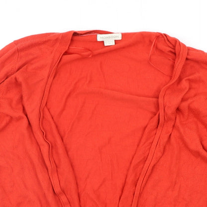Monsoon Womens Red   Cardigan Jumper Size 12