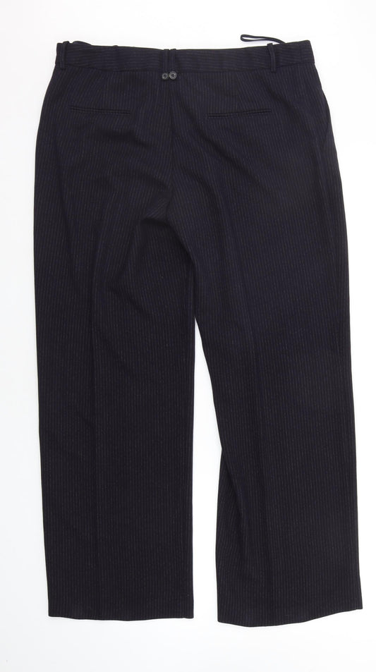 Womens UK Size 16 NEXT Regular Fit  Blue Trousers