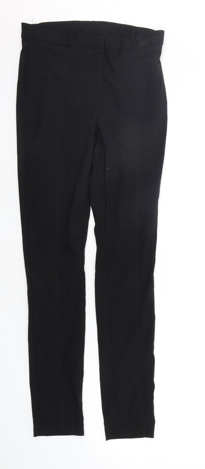 Womens UK Size 10 New Look Regular Fit  Black Trousers