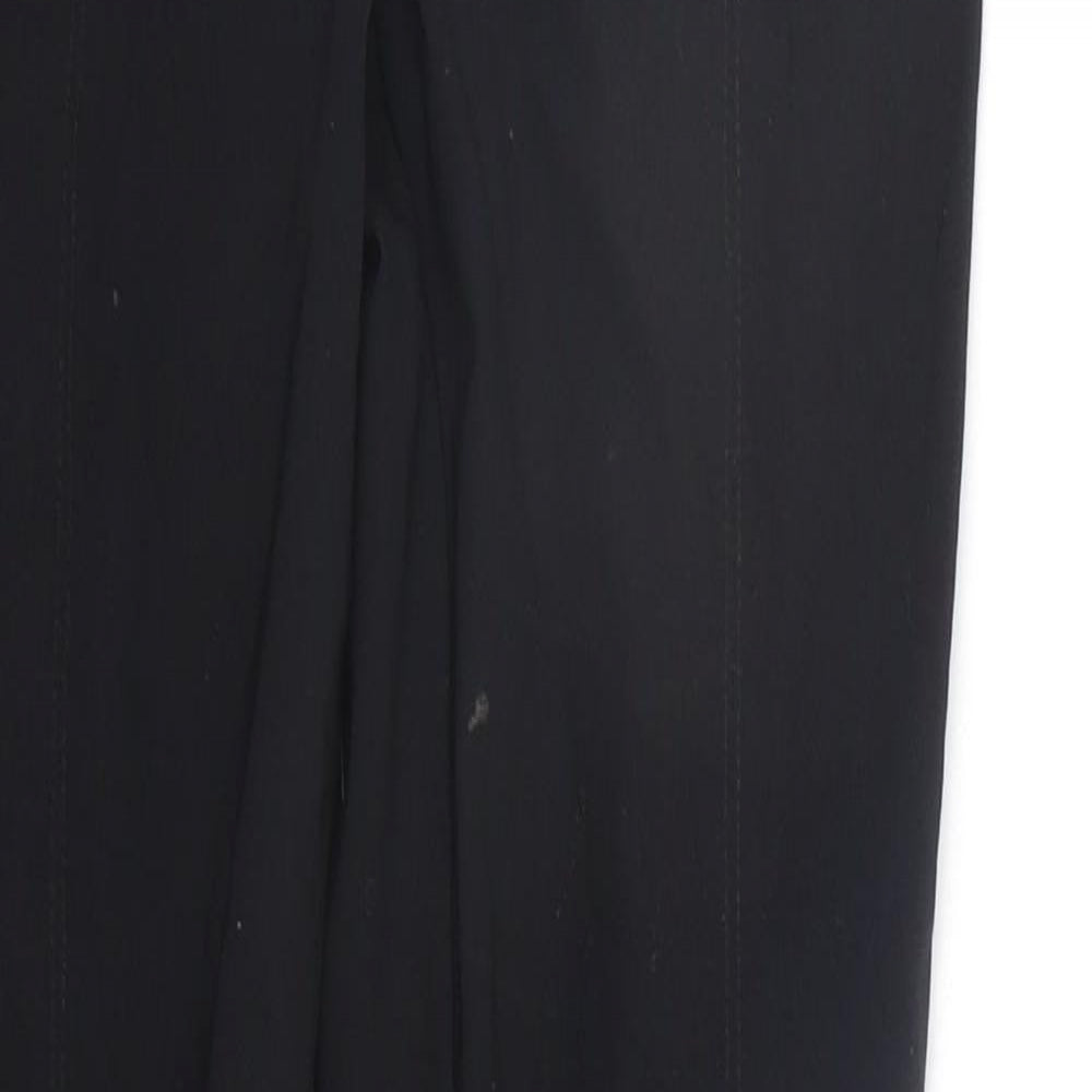 Womens UK Size 10 New Look Regular Fit  Black Trousers