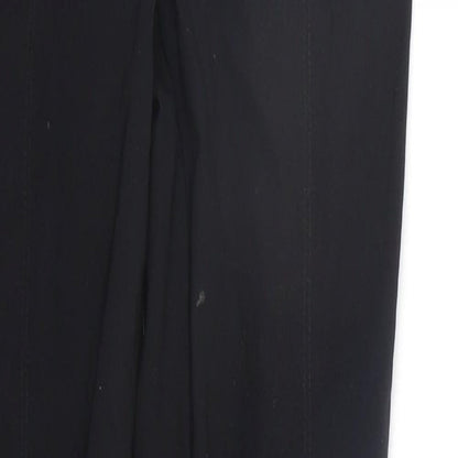 Womens UK Size 10 New Look Regular Fit  Black Trousers