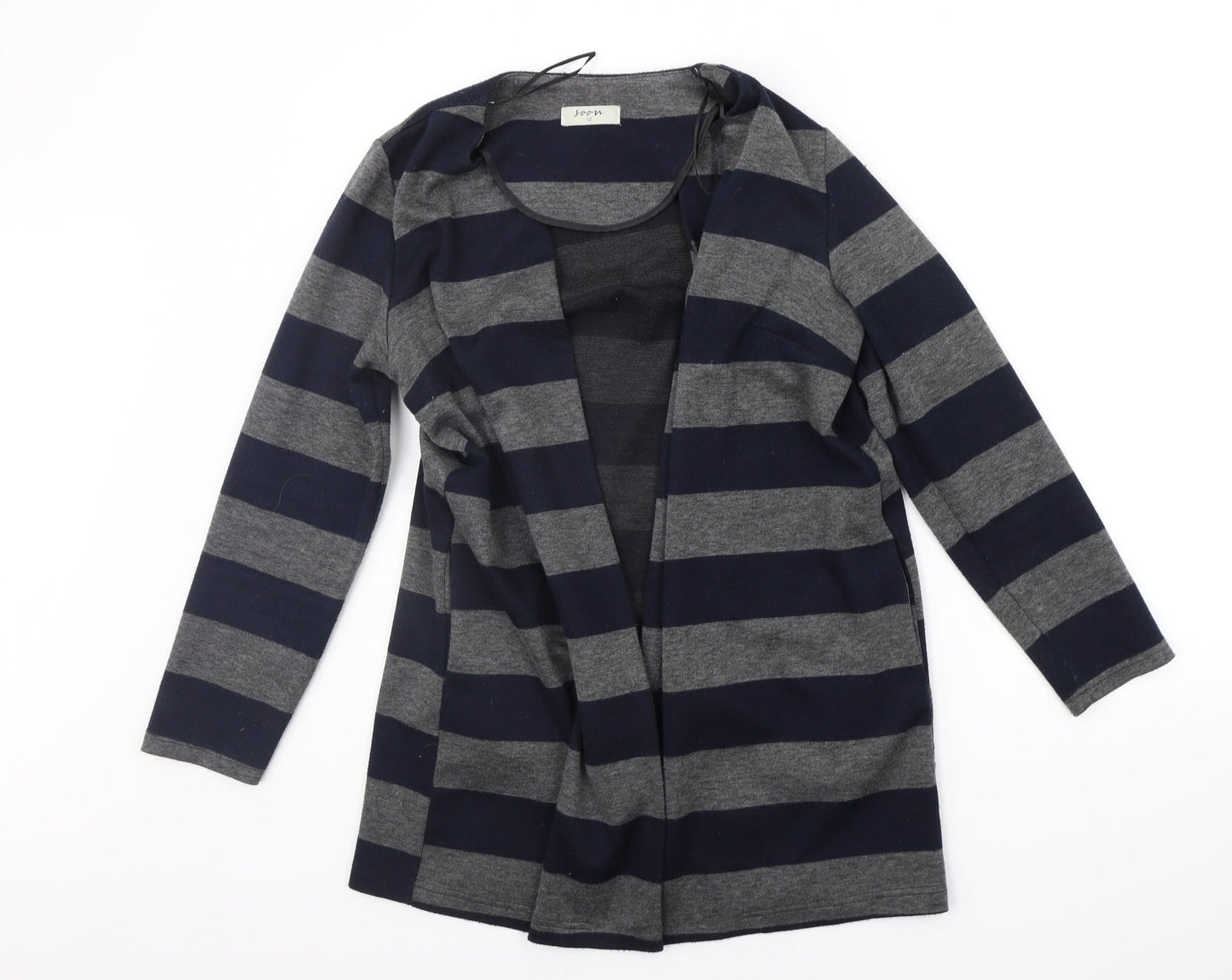 Womens UK Size 12 Soon Blue Cardigan Jumper