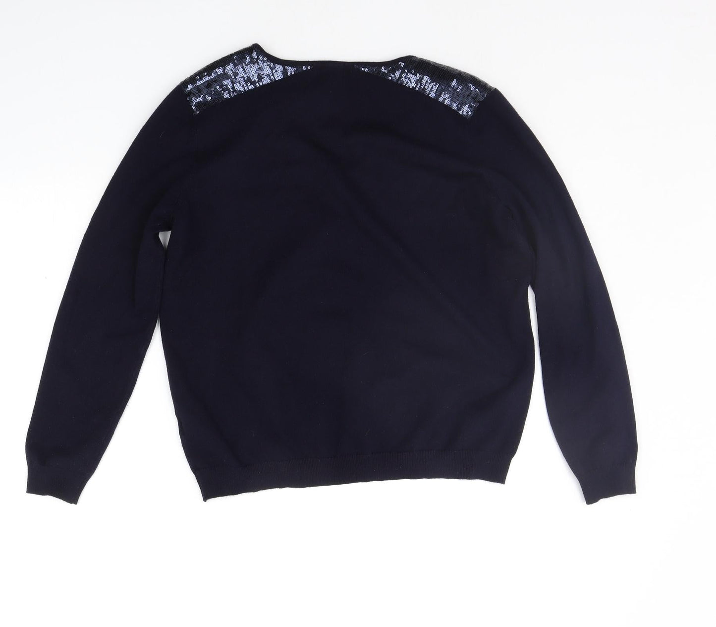 Womens UK Size 18 R Edition Blue Pullover Jumper