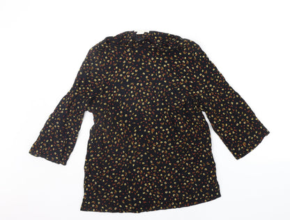 Womens UK Size 6 H&M Black Basic Blouse