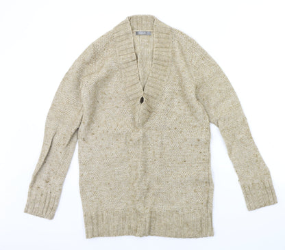 Womens UK Size 12 South Beige Pullover Jumper