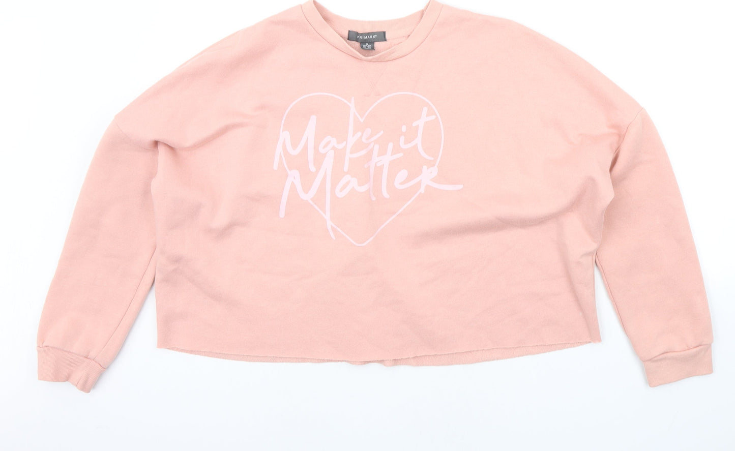 Primark Womens Pink   Pullover Jumper Size M