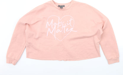 Primark Womens Pink   Pullover Jumper Size M